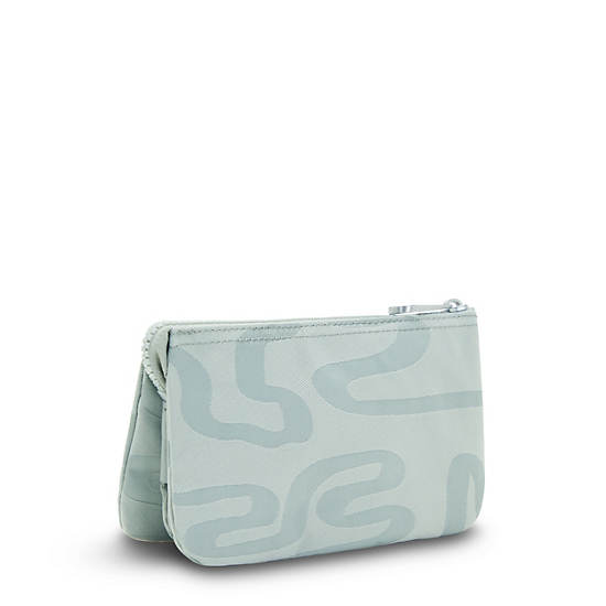 Kipling Creativity Large Printed Pouch Tassen Turquoise | BE 2097UZ